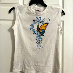 Ladies Harley Davidson Butterfly Tank XL